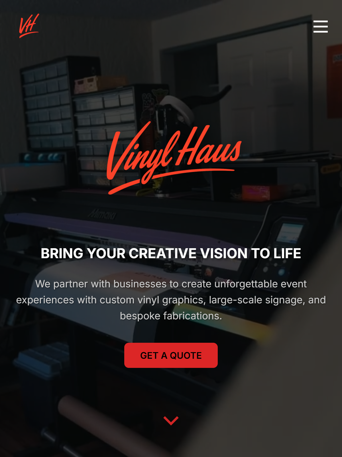 Vinyl Haus Mobile View